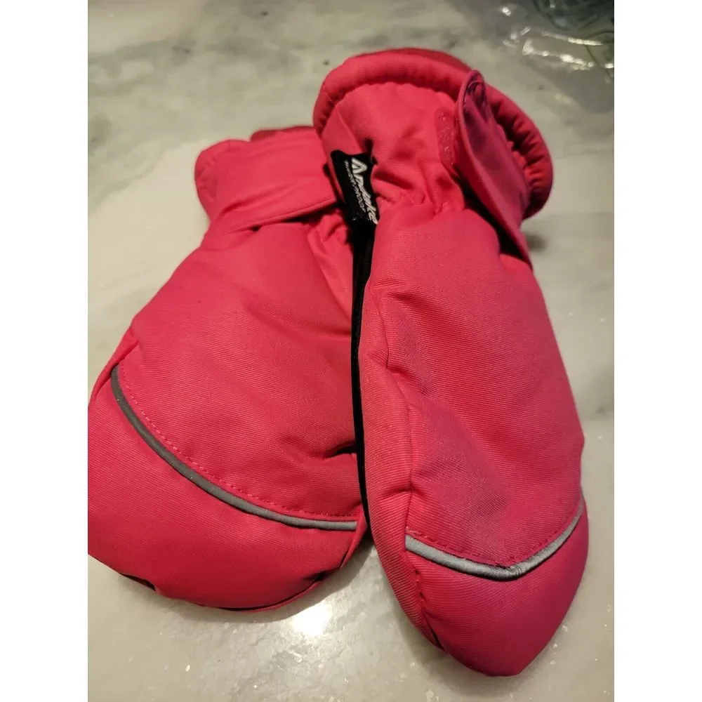 Girls' Winter Gloves Ski Mittens 3M Thinsulate Insulated Heated Glove Sz M(4-6y)